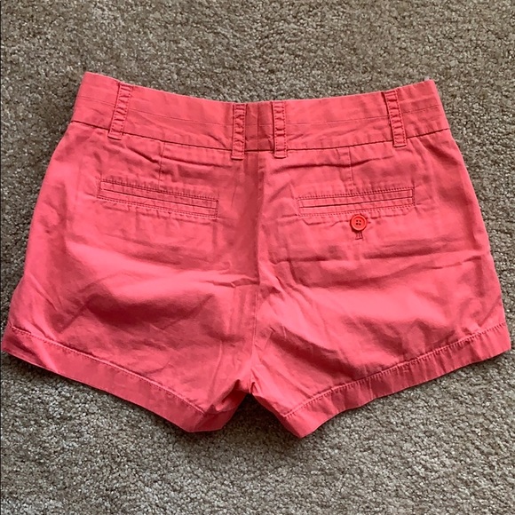J. Crew 3” Chino Shorts - Coral - Size 0 - Picture 2 of 2